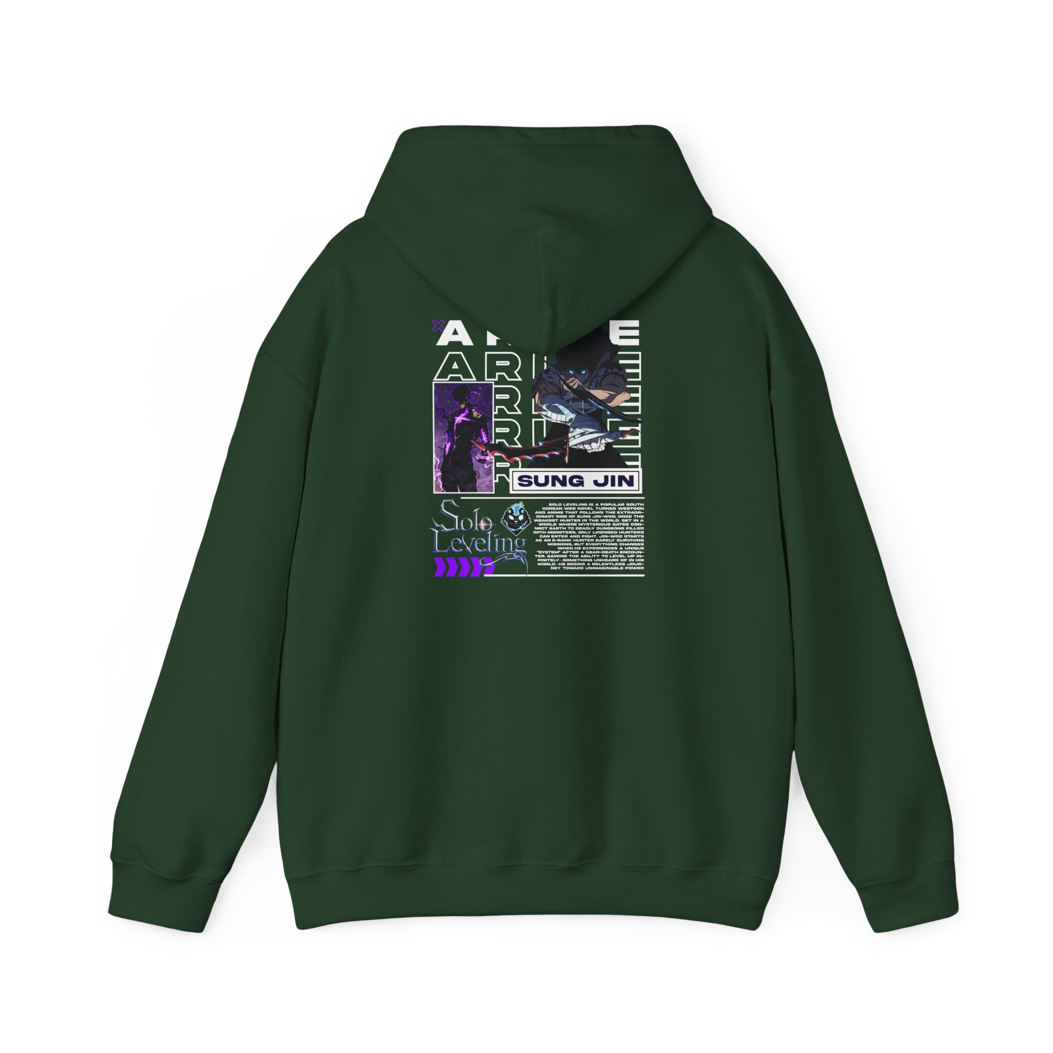 Arise Sung Jin Woo - Soft Longsleeve Solo Levelling Hoody