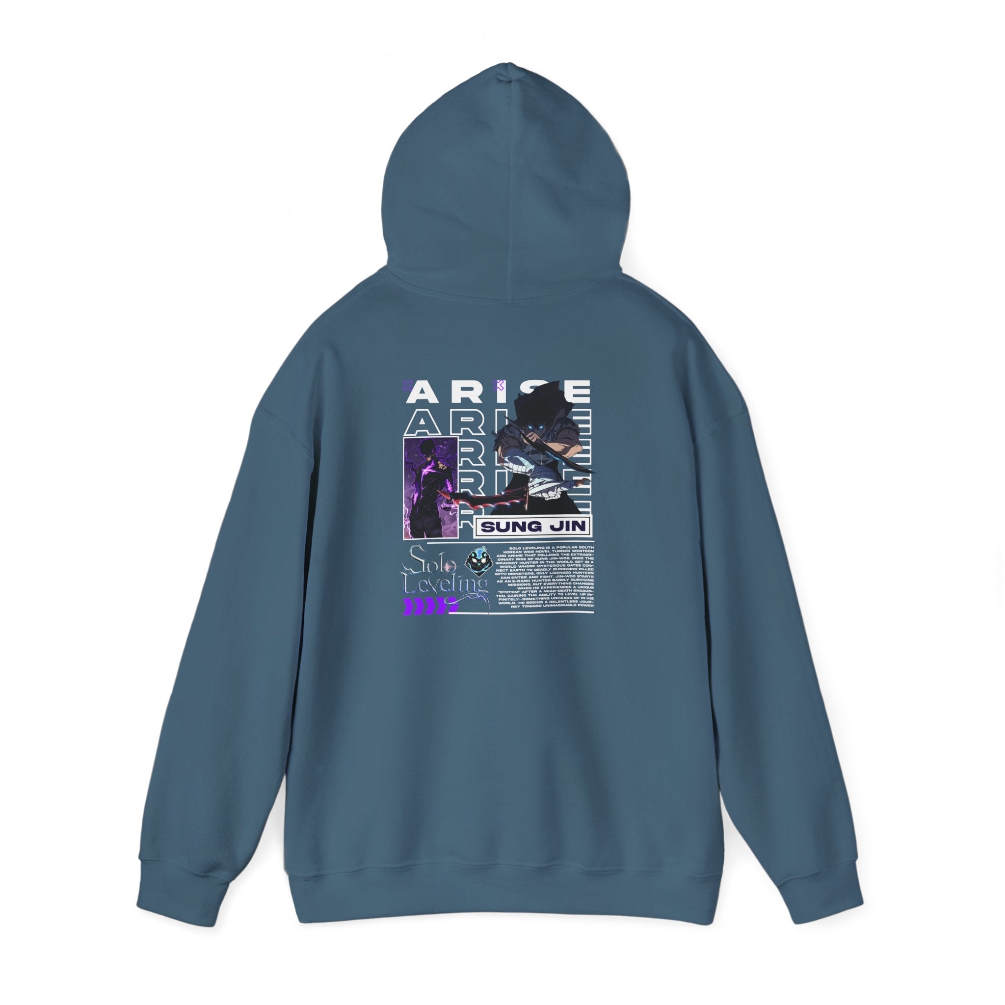 Arise Sung Jin Woo - Soft Longsleeve Solo Levelling Hoody