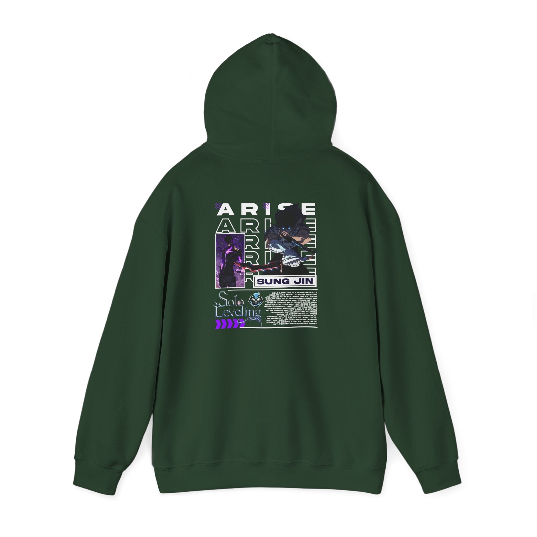 Arise Sung Jin Woo - Soft Longsleeve Solo Levelling Hoody