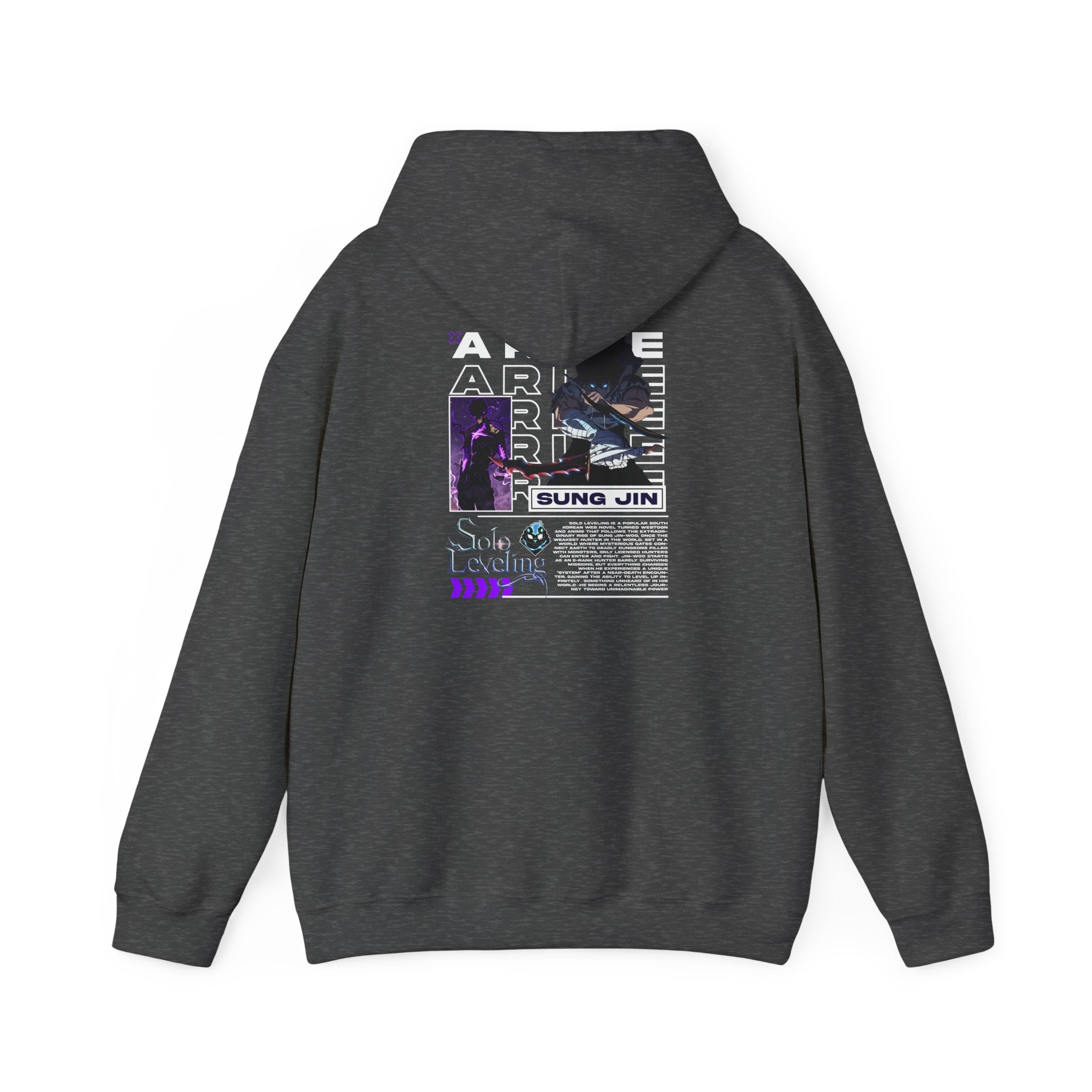 Arise Sung Jin Woo - Soft Longsleeve Solo Levelling Hoody