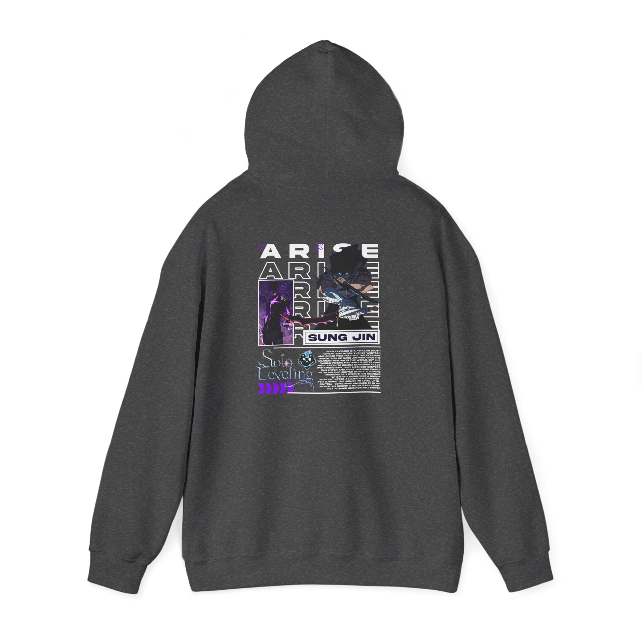 Arise Sung Jin Woo - Soft Longsleeve Solo Levelling Hoody