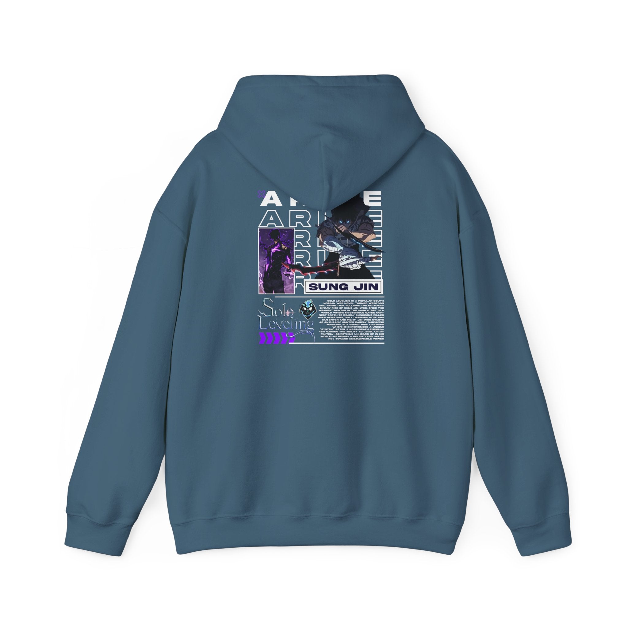Arise Sung Jin Woo - Soft Longsleeve Solo Levelling Hoody